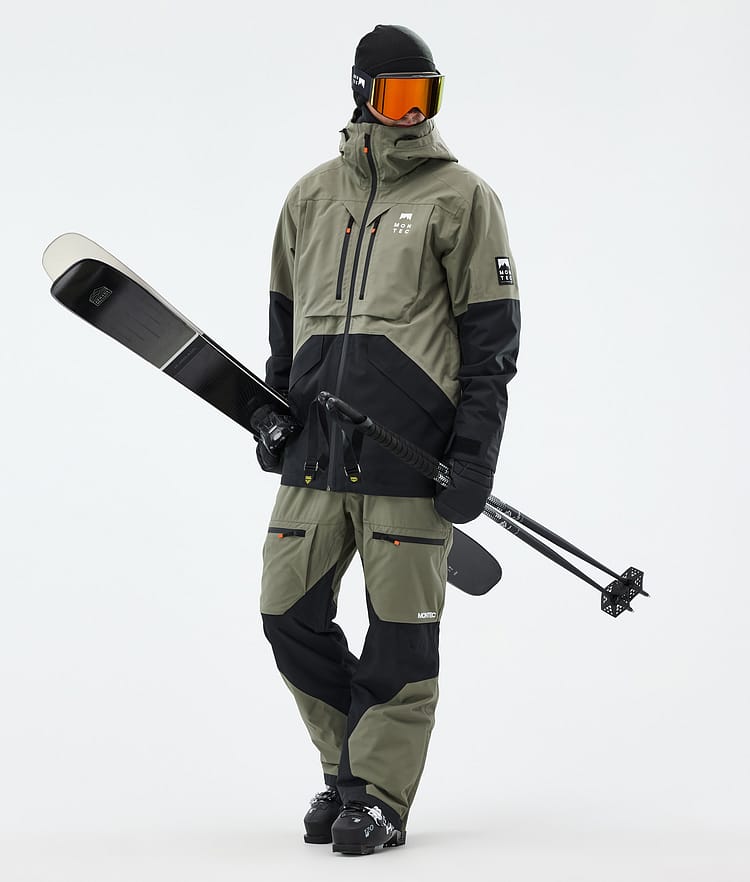 Montec Arch Lasketteluhousut Miehet Greenish/Black, Kuva 2 / 7