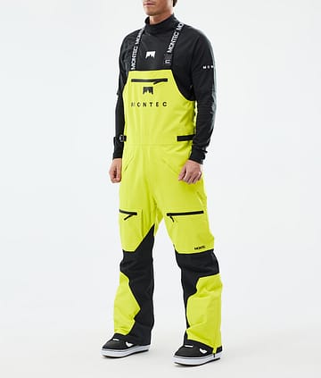 Montec Arch Lumilautailuhousut Miehet Bright Yellow/Black