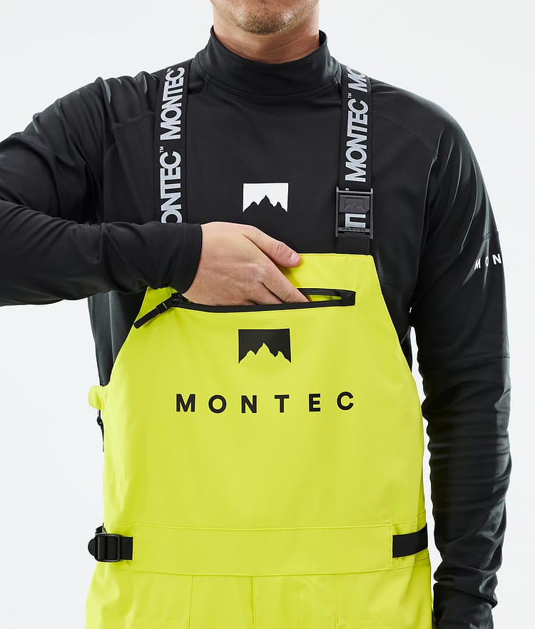 Montec Arch Lasketteluhousut Miehet Bright Yellow/Black, Kuva 5 / 6