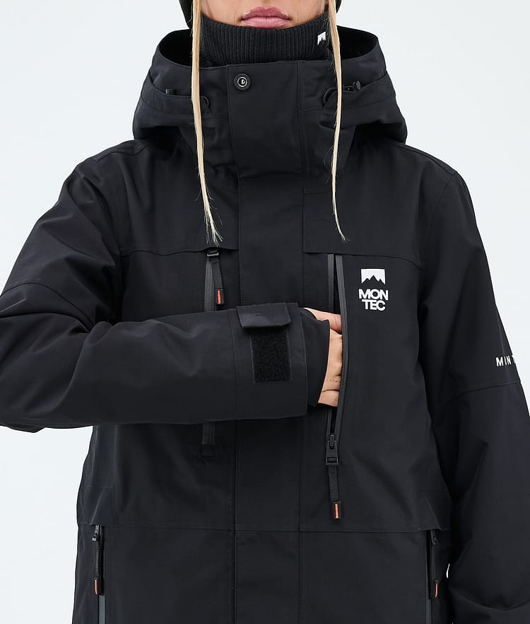 Montec Fawk W Lumilautailutakki Naiset Black, Kuva 8 / 9