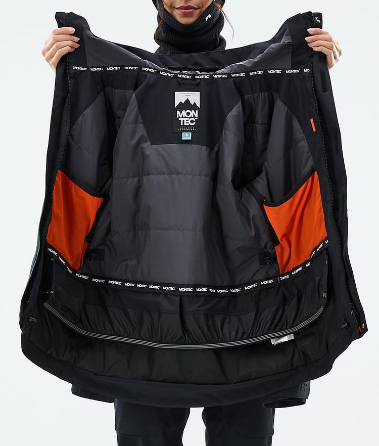 Montec Fawk W Laskettelutakki Naiset Black, Kuva 10 / 10