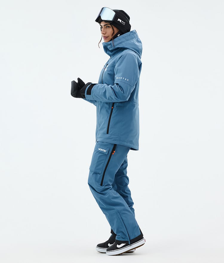 Montec Fawk W Lumilautailutakki Naiset Blue Steel, Kuva 4 / 10