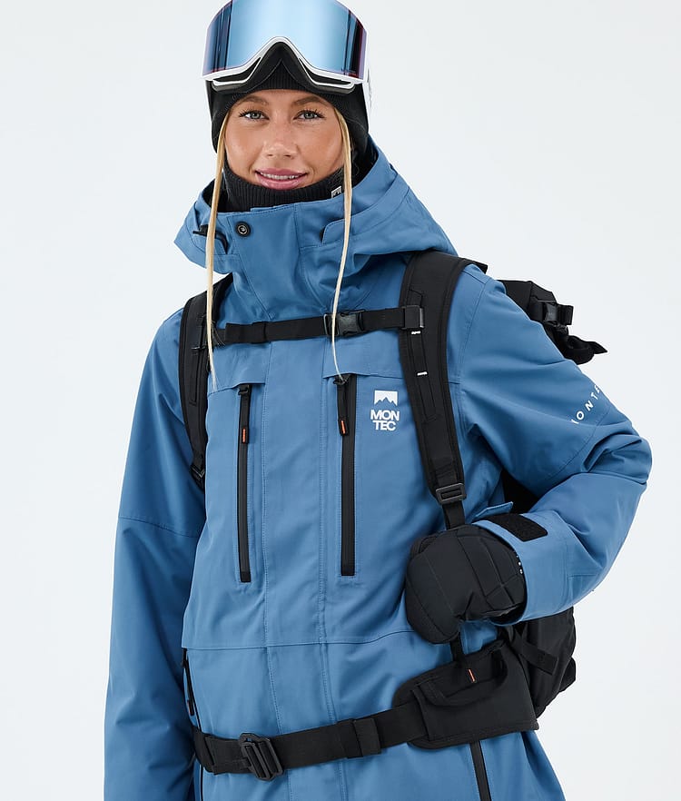 Montec Fawk W Lumilautailutakki Naiset Blue Steel, Kuva 4 / 9