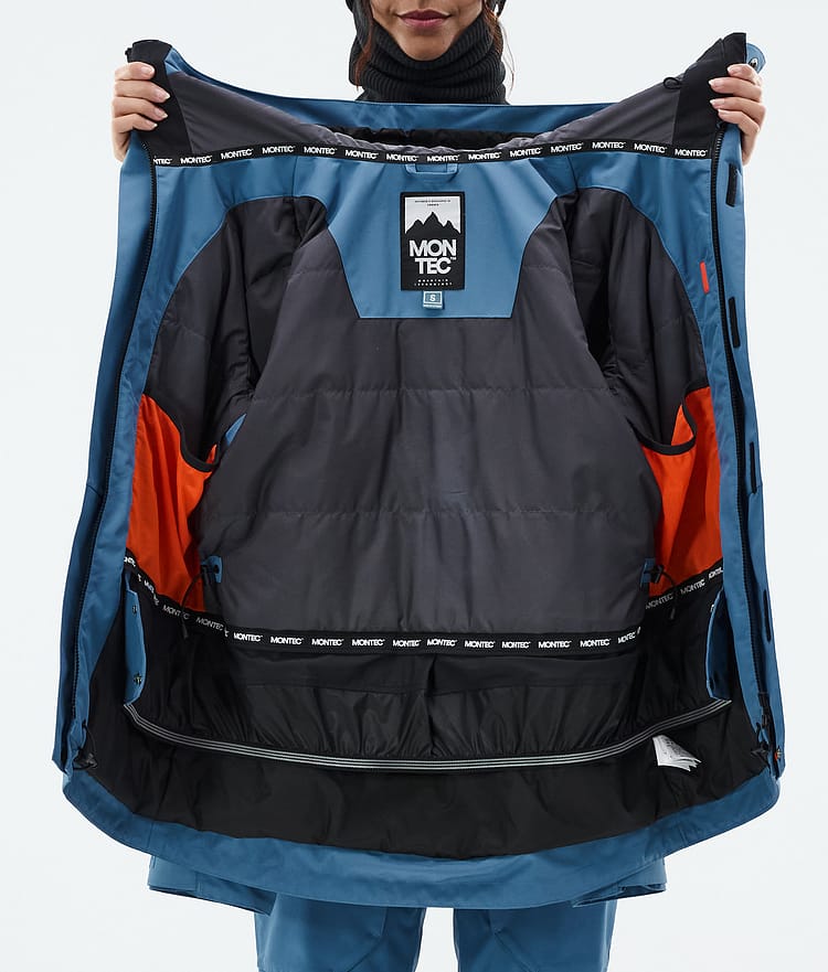 Montec Fawk W Lumilautailutakki Naiset Blue Steel, Kuva 10 / 10