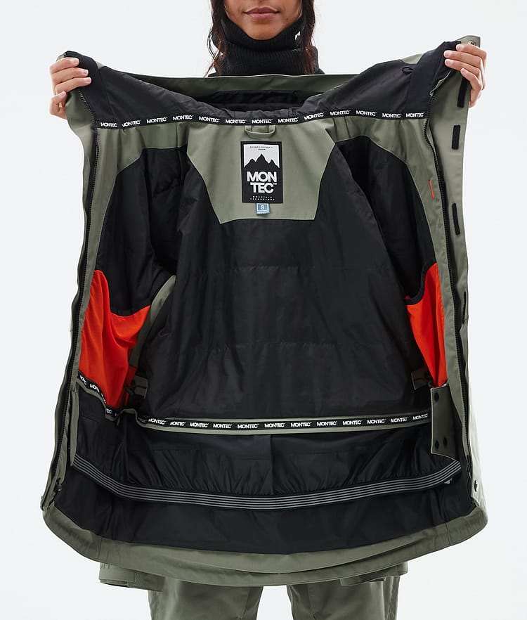 Montec Fawk W Laskettelutakki Naiset Greenish, Kuva 9 / 9