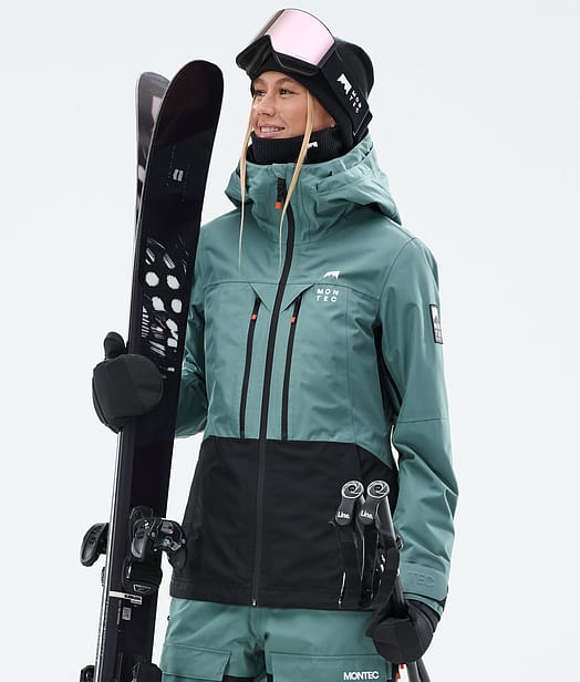 Montec Moss W Laskettelutakki Naiset Atlantic/Black