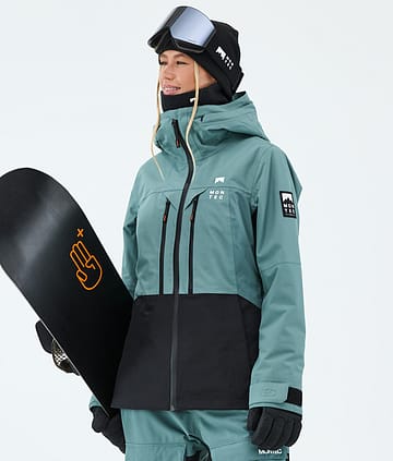 Montec Moss W Lumilautailutakki Atlantic/Black