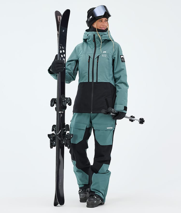 Montec Moss W Laskettelutakki Naiset Atlantic/Black, Kuva 2 / 9