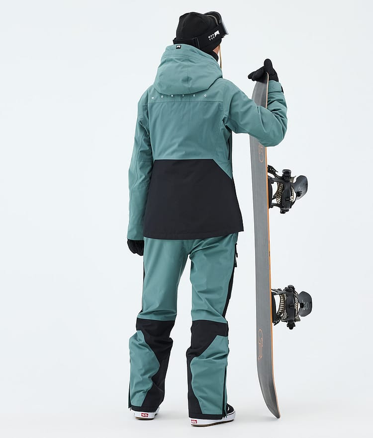 Montec Moss W Lumilautailutakki Naiset Atlantic/Black, Kuva 3 / 9