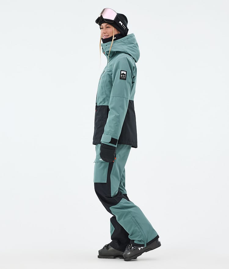 Montec Moss W Laskettelutakki Naiset Atlantic/Black, Kuva 4 / 10