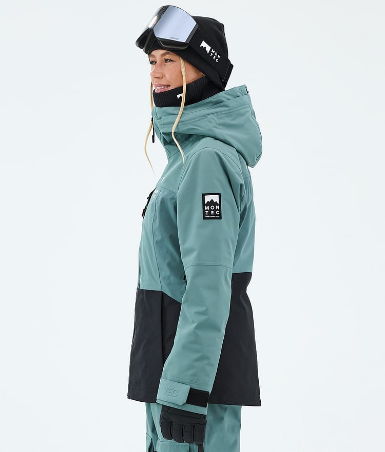 Montec Moss W Lumilautailutakki Naiset Atlantic/Black, Kuva 5 / 9