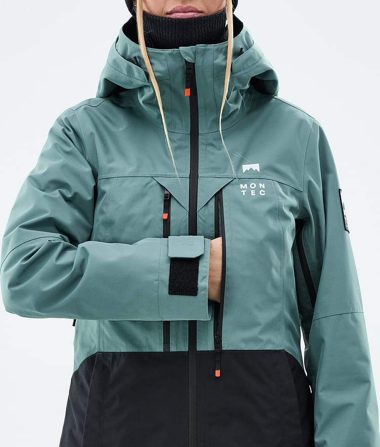 Montec Moss W Lumilautailutakki Naiset Atlantic/Black, Kuva 9 / 10