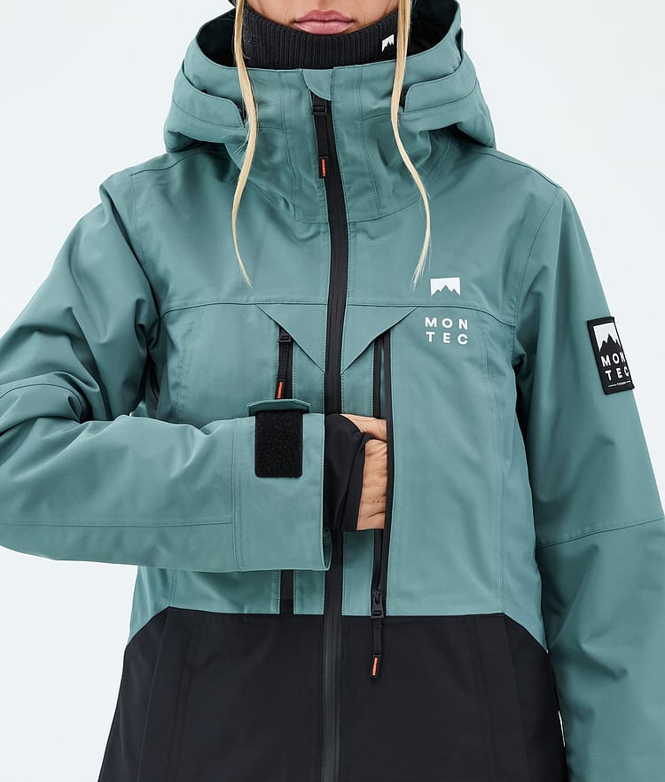 Montec Moss W Laskettelutakki Naiset Atlantic/Black, Kuva 8 / 9