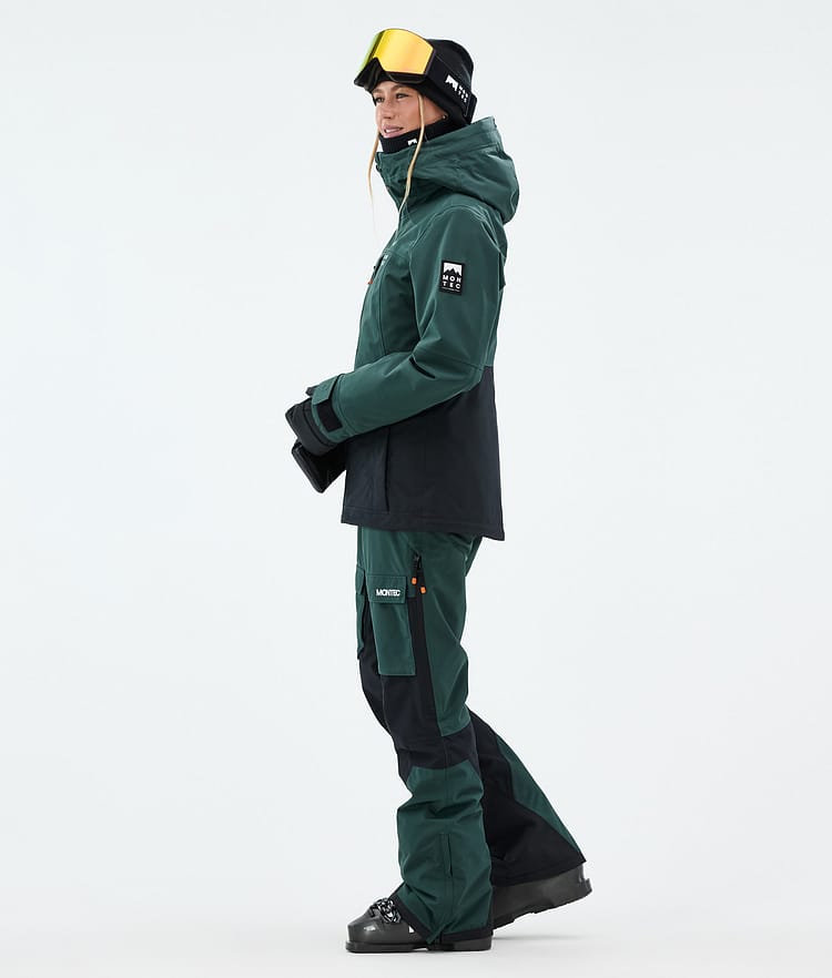 Montec Moss W Laskettelutakki Naiset Dark Atlantic/Black, Kuva 4 / 10