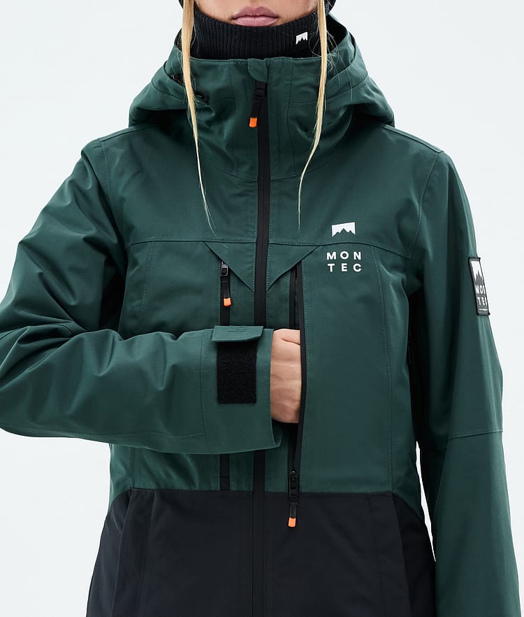 Montec Moss W Laskettelutakki Naiset Dark Atlantic/Black, Kuva 9 / 10