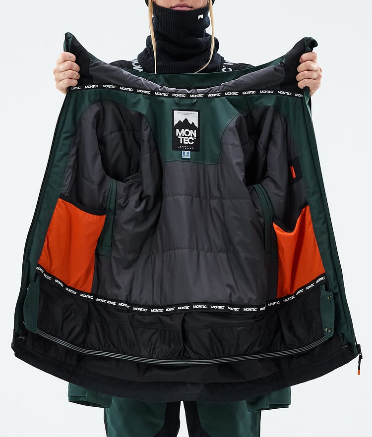 Montec Moss W Lumilautailutakki Naiset Dark Atlantic/Black, Kuva 10 / 10