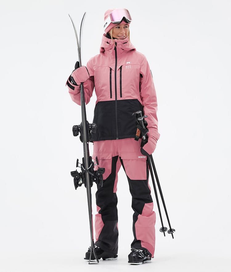 Montec Moss W Laskettelutakki Naiset Pink/Black, Kuva 3 / 10