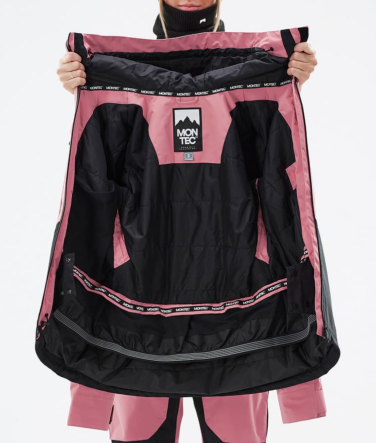 Montec Moss W Laskettelutakki Naiset Pink/Black, Kuva 10 / 10