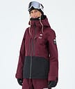 Montec Moss W Lumilautailutakki Naiset Burgundy/Black
