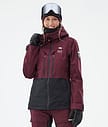 Montec Moss W Lumilautailutakki Naiset Burgundy/Black