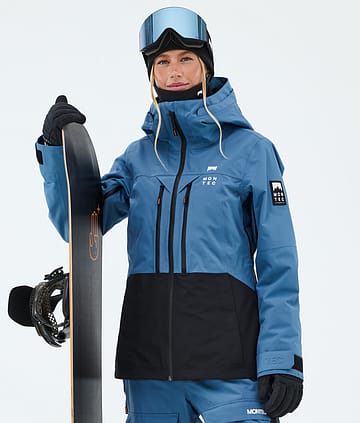 Montec Moss W Lumilautailutakki Blue Steel/Black