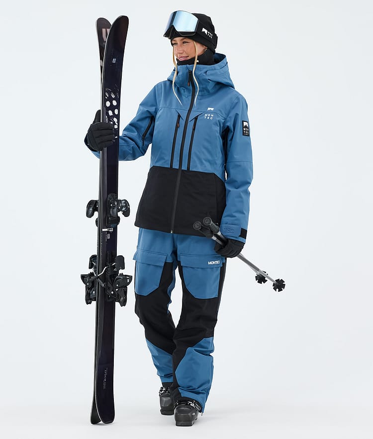 Montec Moss W Laskettelutakki Naiset Blue Steel/Black, Kuva 2 / 9