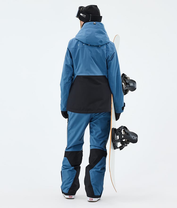 Montec Moss W Lumilautailutakki Naiset Blue Steel/Black, Kuva 3 / 9