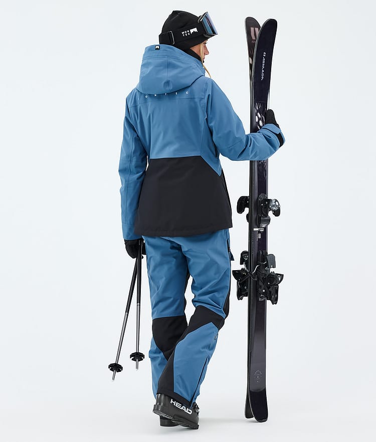 Montec Moss W Laskettelutakki Naiset Blue Steel/Black, Kuva 3 / 9