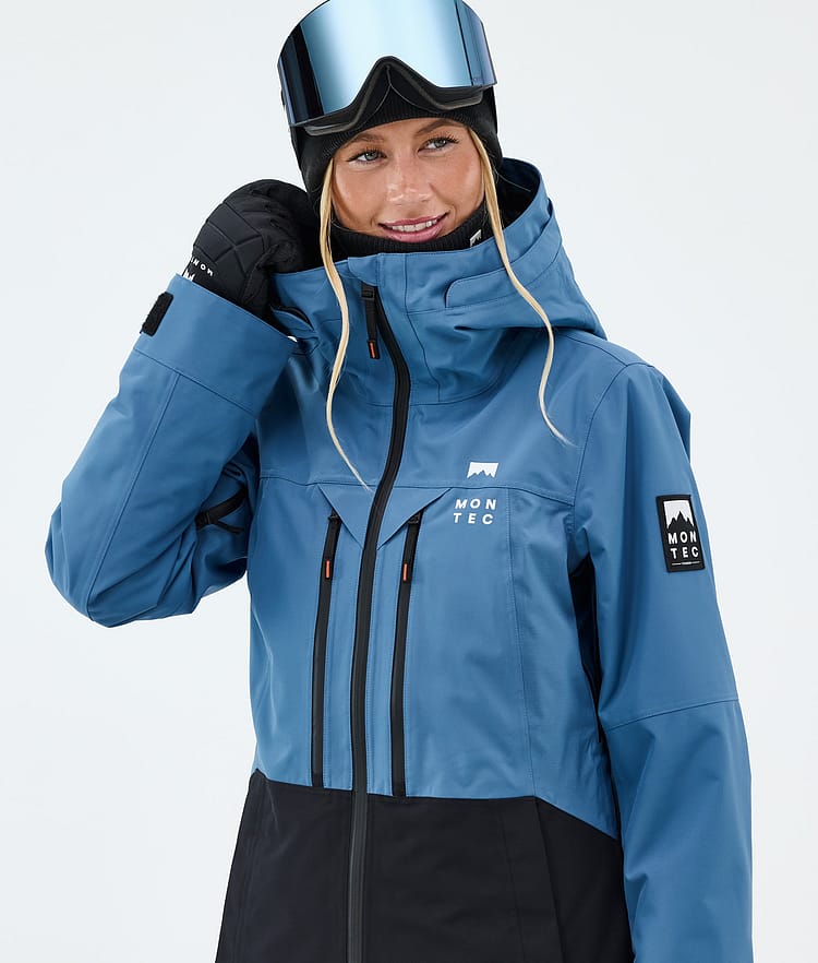 Montec Moss W Laskettelutakki Naiset Blue Steel/Black, Kuva 4 / 9