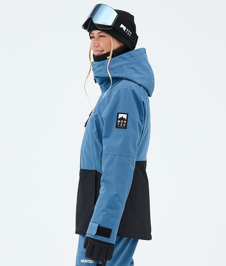 Montec Moss W Laskettelutakki Naiset Blue Steel/Black, Kuva 5 / 9
