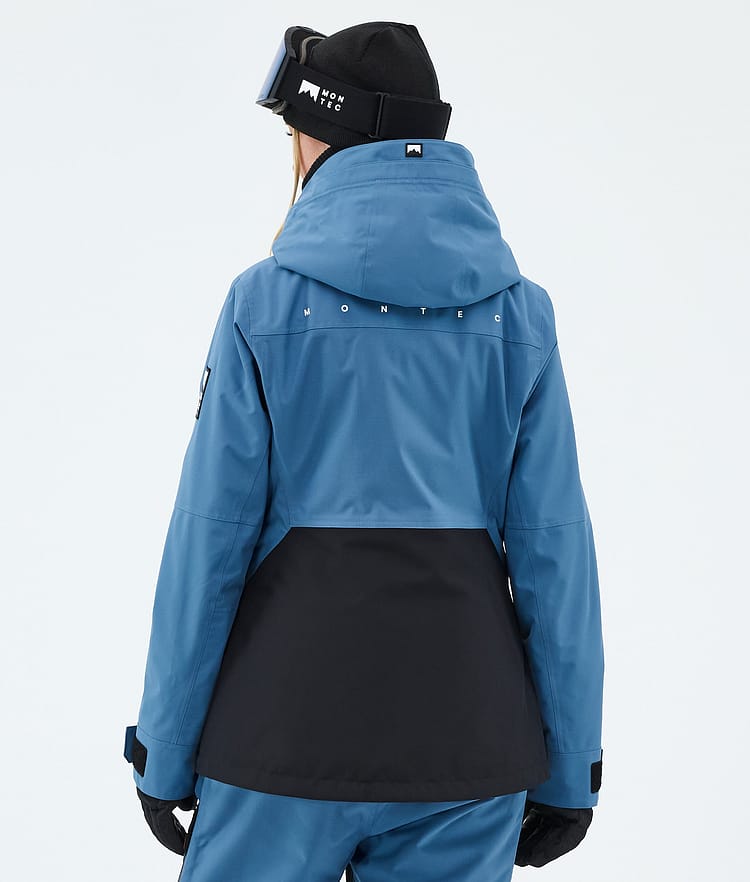 Montec Moss W Lumilautailutakki Naiset Blue Steel/Black, Kuva 6 / 9