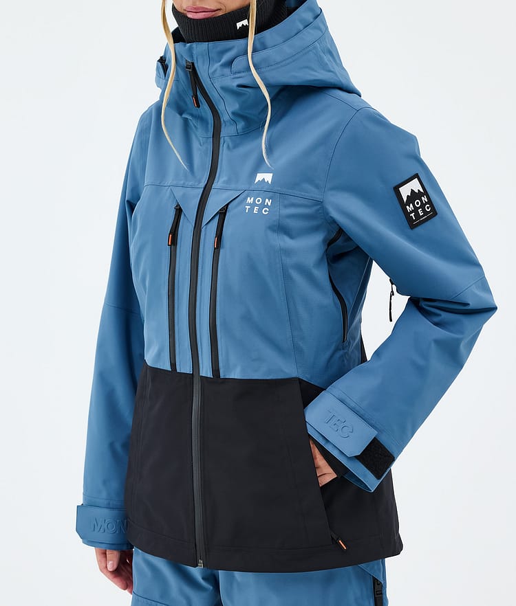 Montec Moss W Laskettelutakki Naiset Blue Steel/Black, Kuva 7 / 9