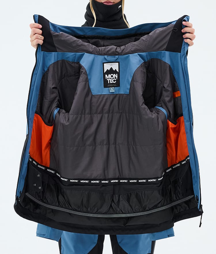 Montec Moss W Laskettelutakki Naiset Blue Steel/Black, Kuva 9 / 9
