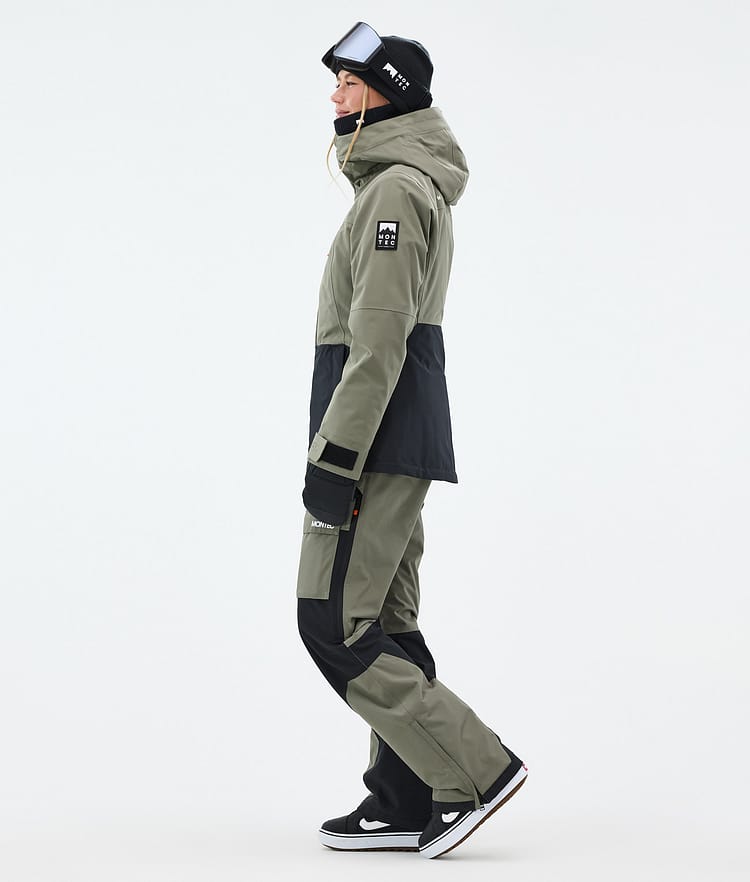 Montec Moss W Lumilautailutakki Naiset Greenish/Black, Kuva 4 / 10