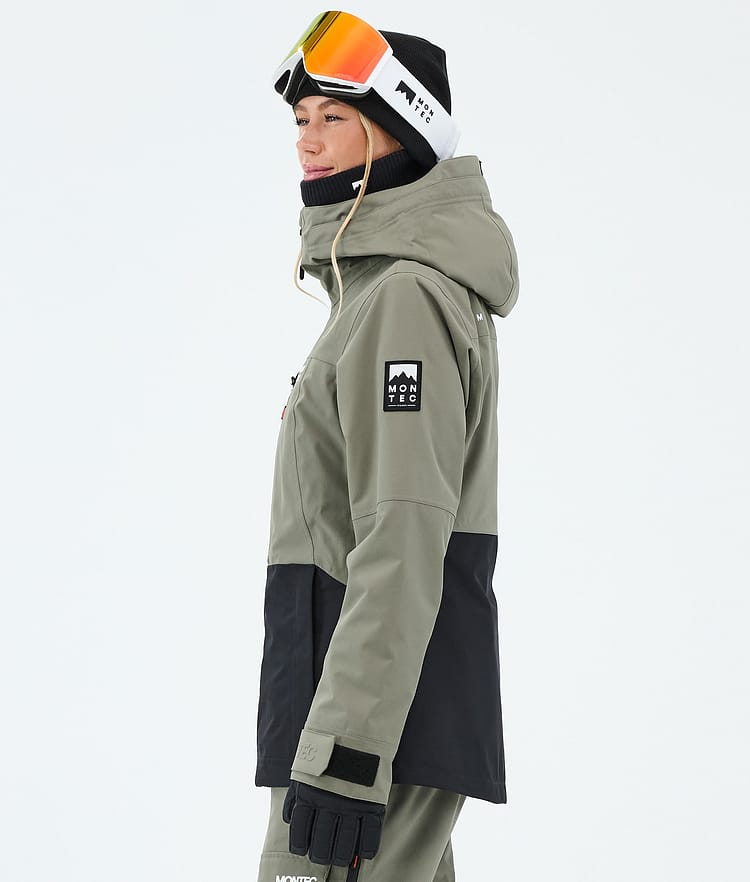 Montec Moss W Laskettelutakki Naiset Greenish/Black, Kuva 5 / 9