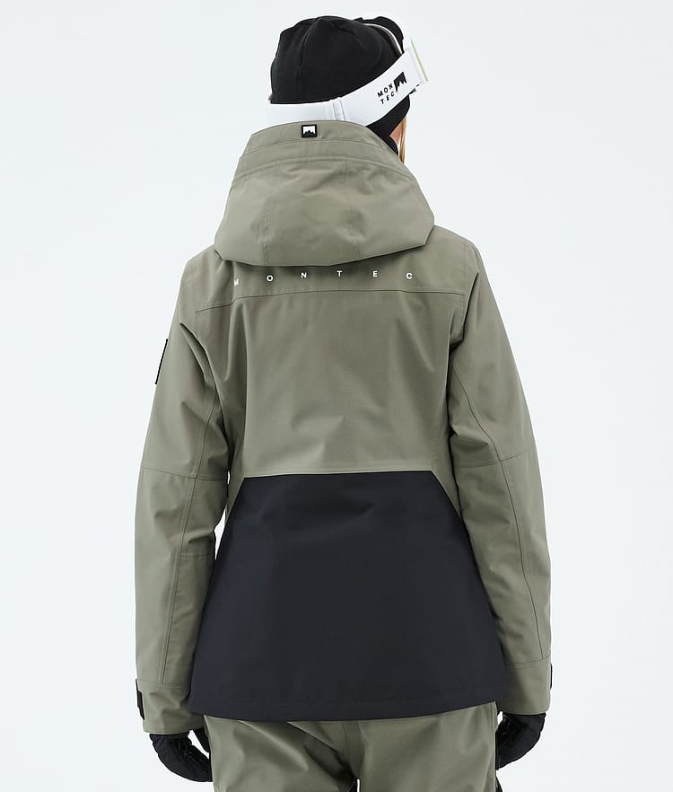 Montec Moss W Lumilautailutakki Naiset Greenish/Black, Kuva 6 / 9