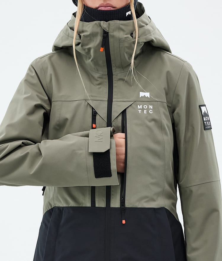 Montec Moss W Laskettelutakki Naiset Greenish/Black, Kuva 9 / 10