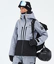 Montec Moss W Laskettelutakki Naiset Soft Blue/Black