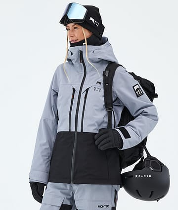 Montec Moss W Lumilautailutakki Soft Blue/Black