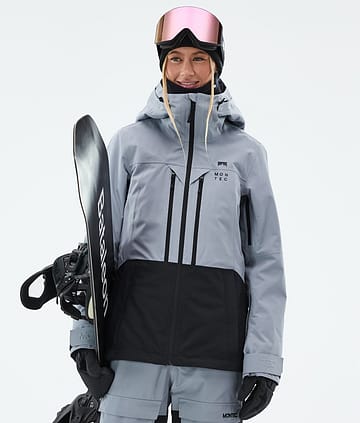 Montec Moss W Lumilautailutakki Naiset Soft Blue/Black