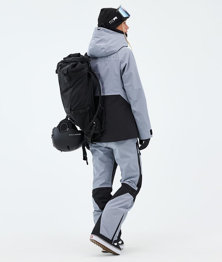 Montec Moss W Lumilautailutakki Naiset Soft Blue/Black, Kuva 3 / 9