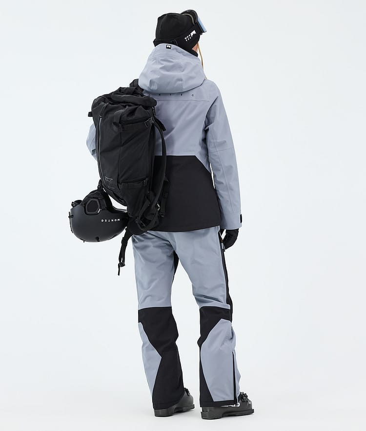 Montec Moss W Laskettelutakki Naiset Soft Blue/Black, Kuva 3 / 9