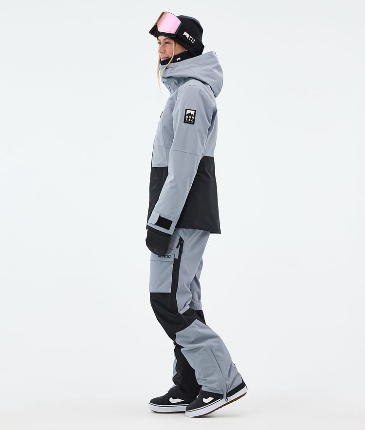 Montec Moss W Lumilautailutakki Naiset Soft Blue/Black Renewed, Kuva 4 / 10