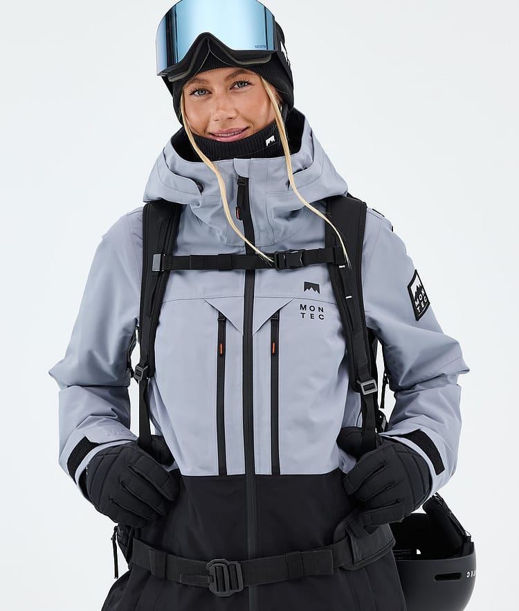 Montec Moss W Lumilautailutakki Naiset Soft Blue/Black, Kuva 4 / 9