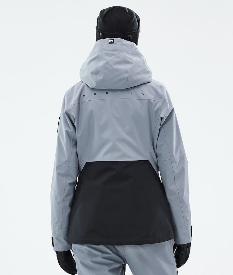 Montec Moss W Laskettelutakki Naiset Soft Blue/Black, Kuva 7 / 10