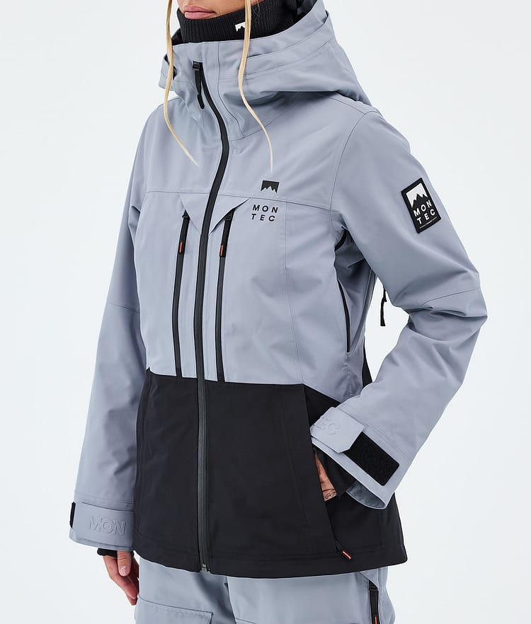 Montec Moss W Lumilautailutakki Naiset Soft Blue/Black, Kuva 7 / 9