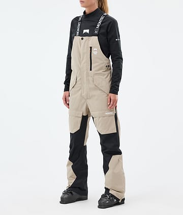 Montec Fawk W Lasketteluhousut Naiset Sand/Black