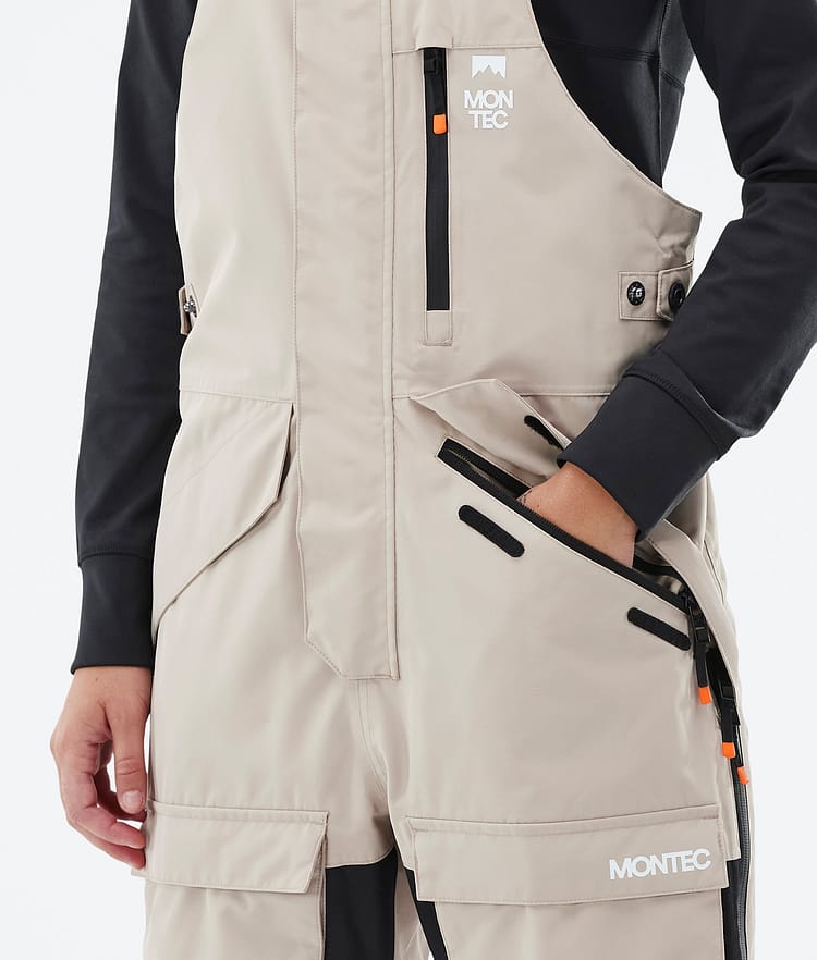 Montec Fawk W Lumilautailuhousut Naiset Sand/Black, Kuva 5 / 7