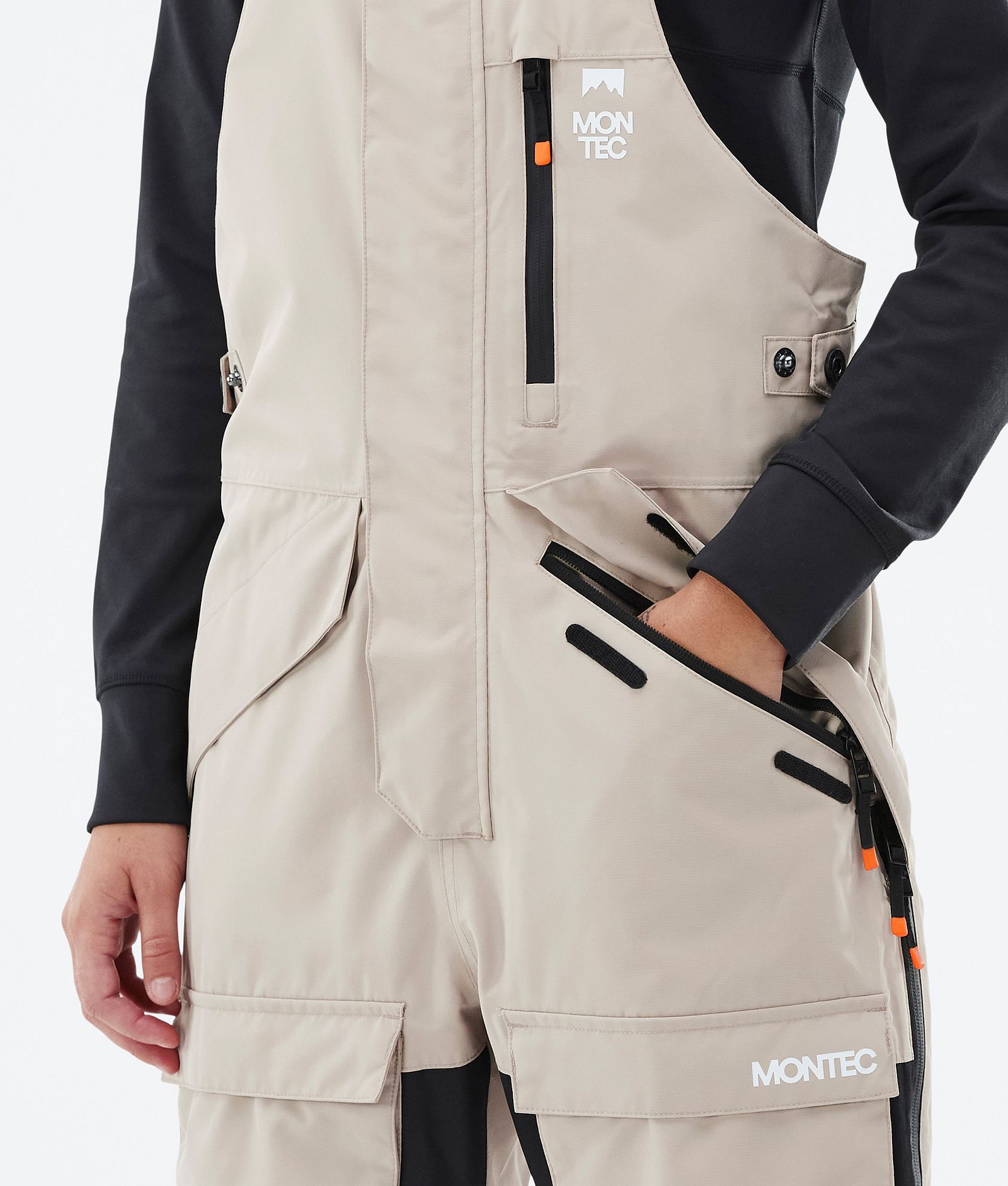 Montec Fawk W Lumilautailuhousut Naiset Sand/Black, Kuva 5 / 7