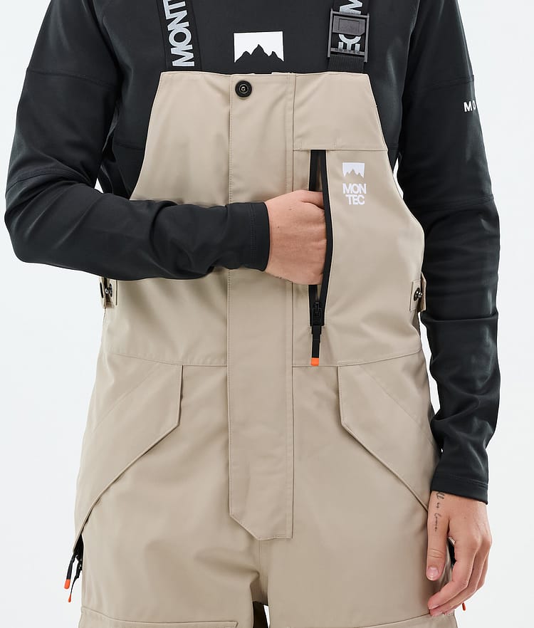 Montec Fawk W Lumilautailuhousut Naiset Sand/Black Renewed, Kuva 6 / 7